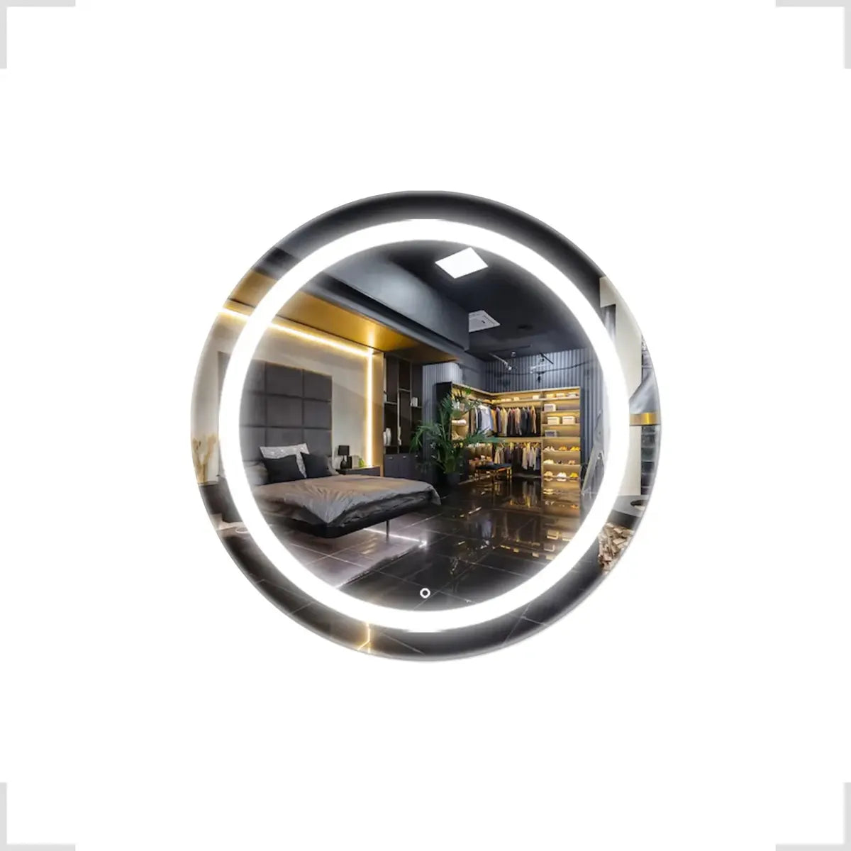 Espejo Led Redondo De Lujo 60x60cm